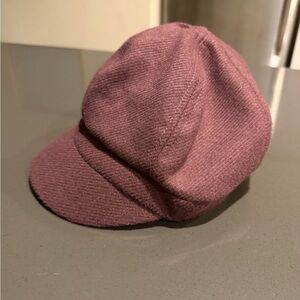 Anthropologie women’s Stylish Burgundy hat